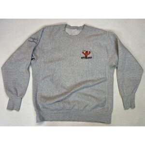 VINTAGE Cactus Bar Chicago 1994 Man Vs Magarita Sweatshirt Men XL USA 90s